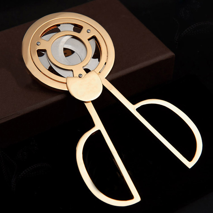Premium Cigar Case - Nyala pecinta Kuba cerutu pemotong Guillotine
