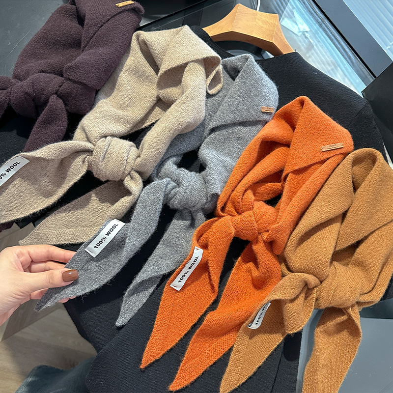 Cashmere Scarf - Syal Rajut Wanita 100% Wol Syal