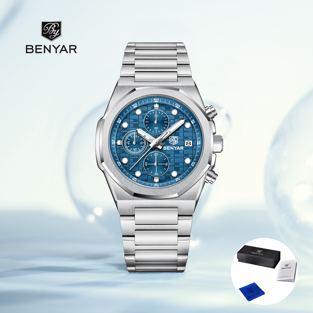 Luxury Gift Set - Jam Tangan Pria BENYAR Terbaru 2025