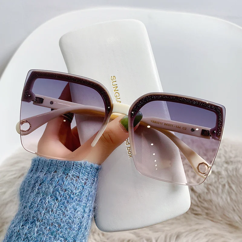 Designer Sunglasses - Kacamata Hitam Oversized Pria Wanita Fashion