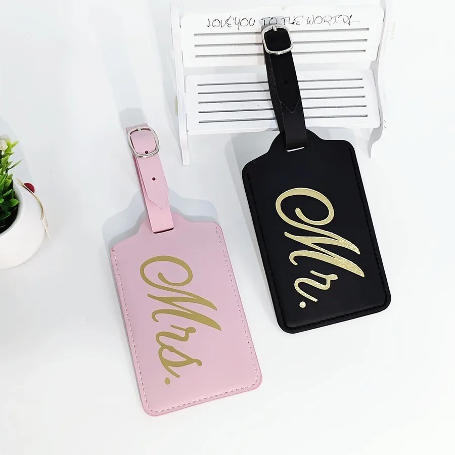 Travel Luggage Set - 2 buah/set Mr Mrs bagasi pasangan