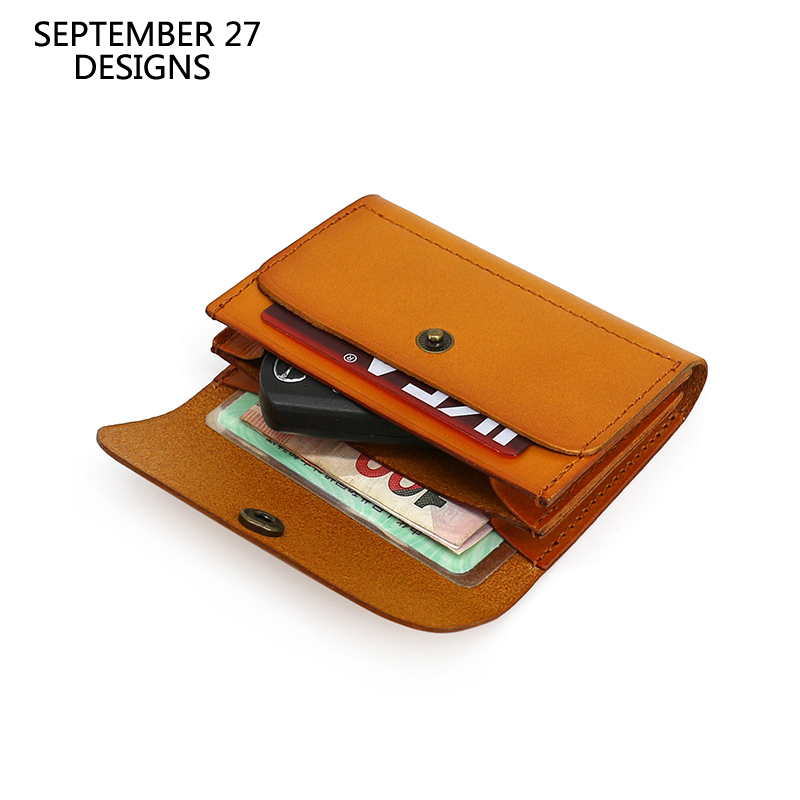 Leather Wallet Men - Tas Pinggang Mini pria kulit asli