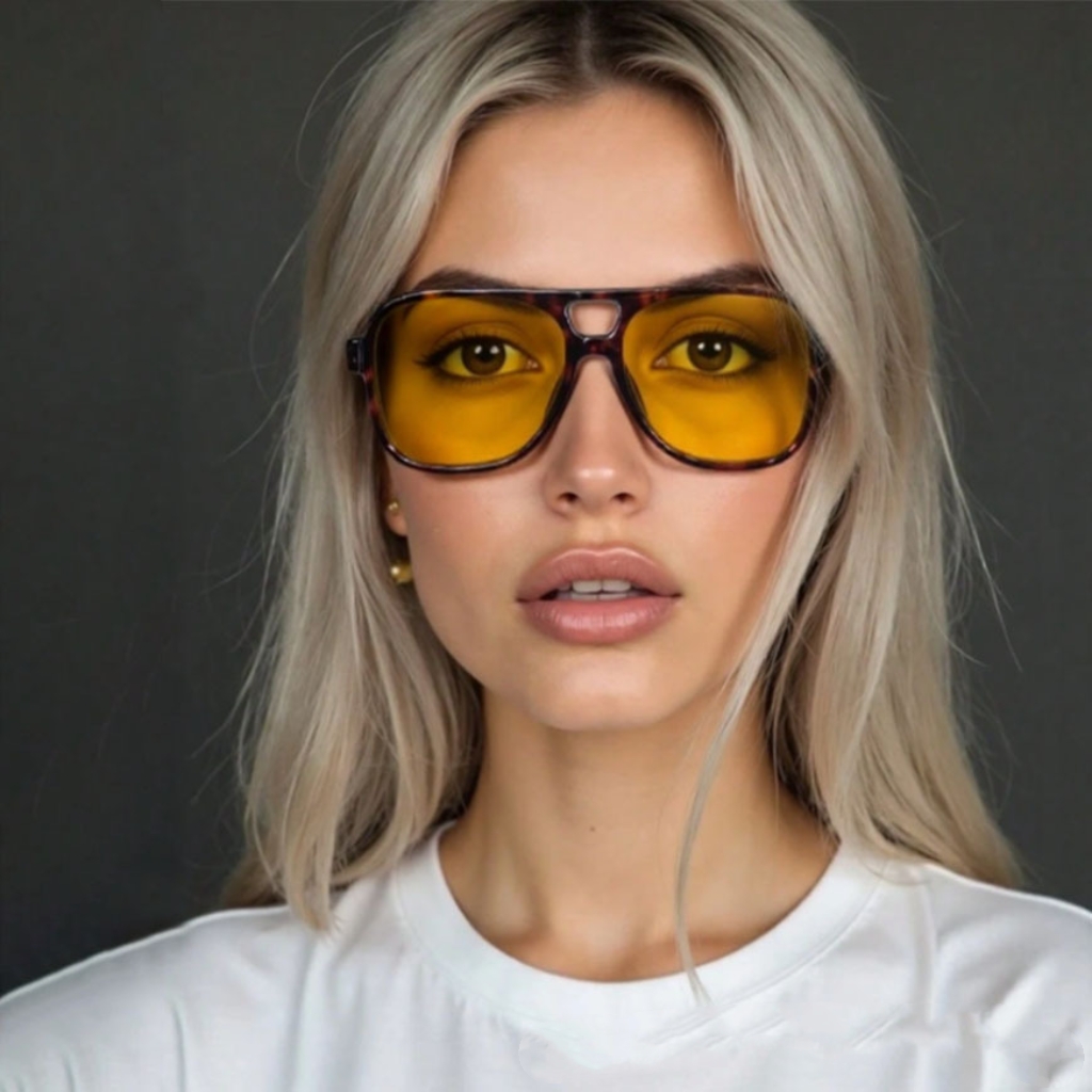 Designer Sunglasses - Kacamata Pilot Double Bridge Desainer Klasik