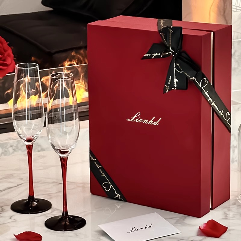 Luxury Gift Set - Set Gelas Anggur Kristal Mewah HYS,