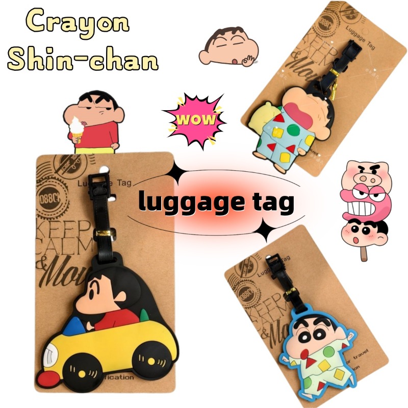 Travel Luggage Set - Crayon Shin-chan kartun anime kepribadian modis