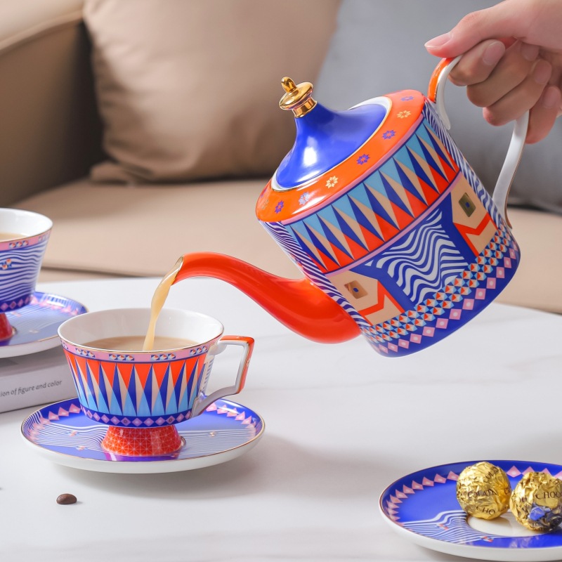 Luxury Gift Set - Set Cangkir Kopi dan Piring Keramik