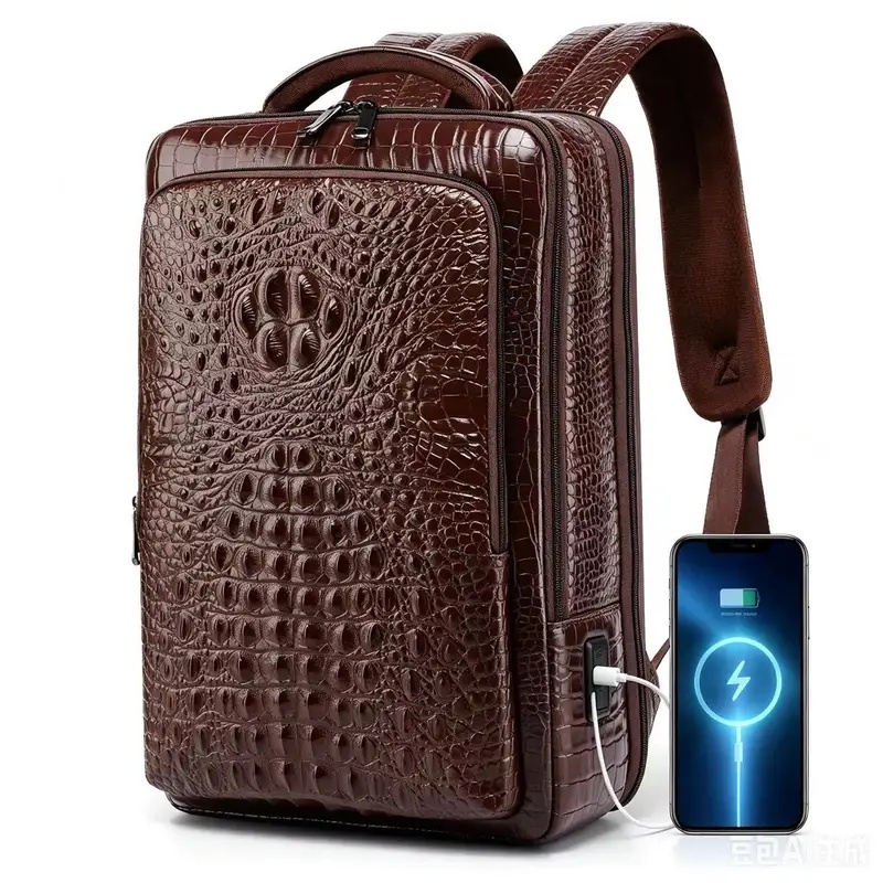 Leather Briefcase - Tas ransel laptop kulit pria baru