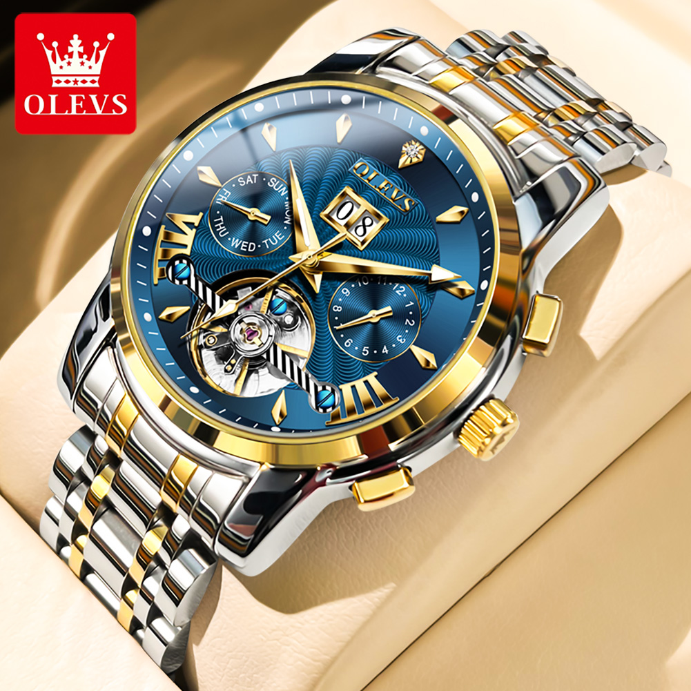 Luxury Watch Men - OLEVS Jam Tangan Pria Mewah Fashion