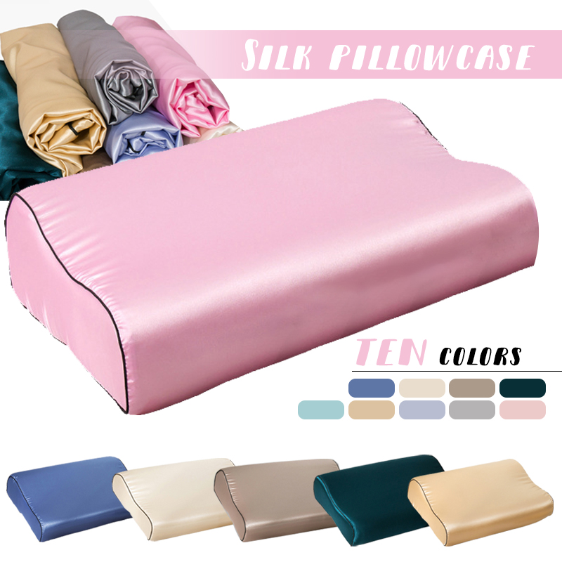 Silk Pillowcase - Sarung Bantal Lateks Satin Sutra Imitasi