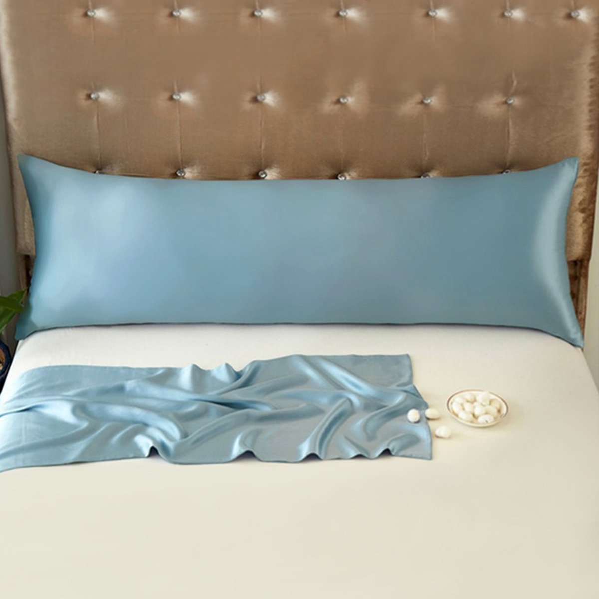 Silk Pillowcase - 100% Murni Mullberry Sutra Panjang Sarung