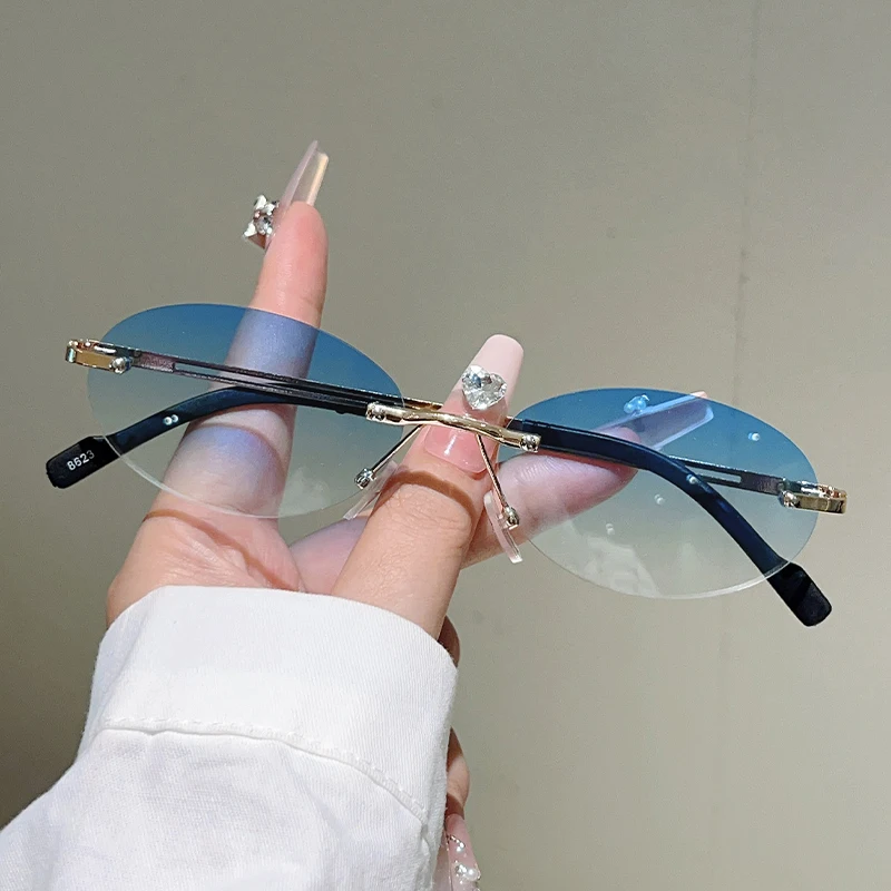 Kacamata Hitam Oval Tanpa Bing - Designer Sunglasses ulasan dan harga