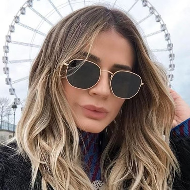 Kacamata Hitam Bulat Gaya Punk - Designer Sunglasses ulasan dan harga