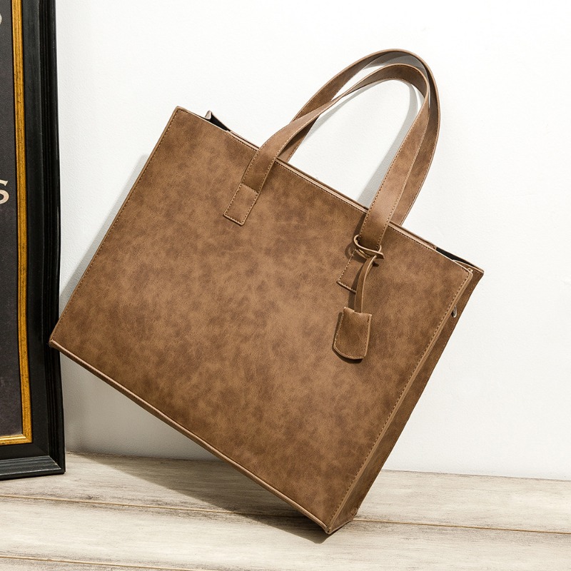Tas Tangan Pria Baru 2026 deng - Leather Briefcase ulasan dan harga