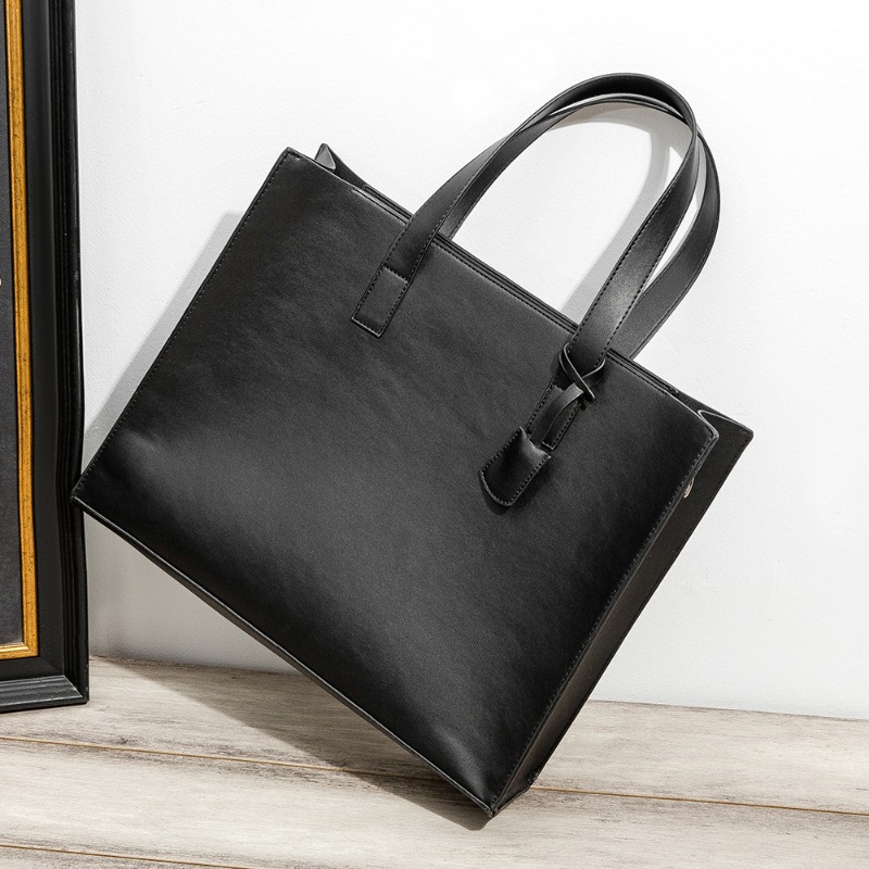 Tas Tangan Pria Baru 2026 deng - Leather Briefcase ulasan dan harga