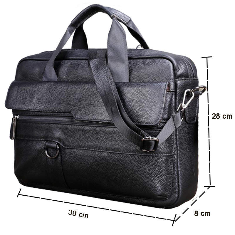 Tas Tangan Kulit Asli Pria Bes - Leather Briefcase ulasan dan harga
