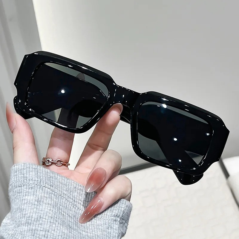Kacamata Hitam Persegi Baru, M - Designer Sunglasses ulasan dan harga