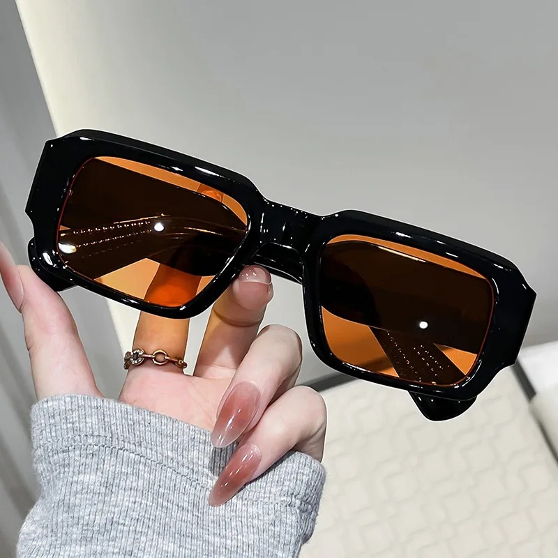 Kacamata Hitam Persegi Baru, M - Designer Sunglasses ulasan dan harga