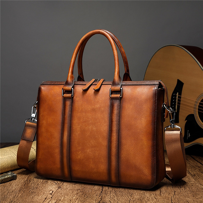 Tas Kerja Kulit Asli YETTIES | - Leather Briefcase ulasan dan harga