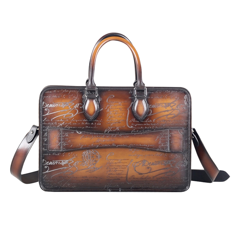 DIMY 2025 Tas Bisnis Baru Pria - Leather Briefcase ulasan dan harga