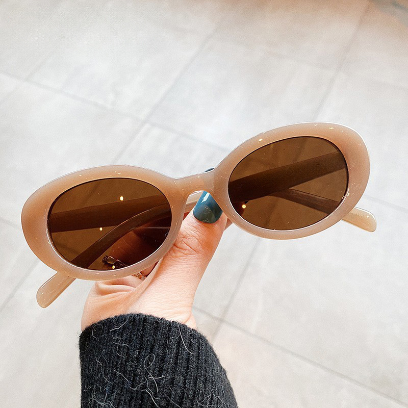 Kacamata Hitam Oval Kecil Vint - Designer Sunglasses ulasan dan harga