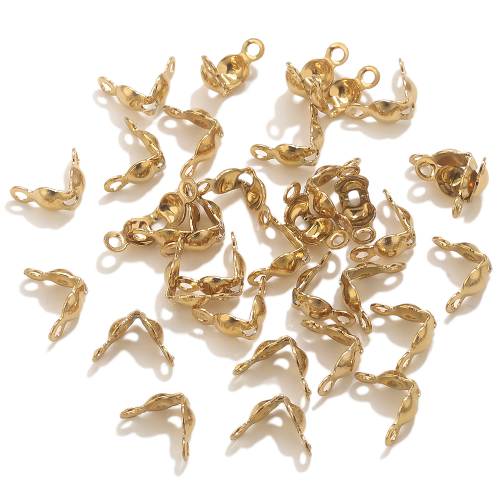 50 Buah PVD Berlapis Emas Baja - Gold Plated Jewelry ulasan dan harga