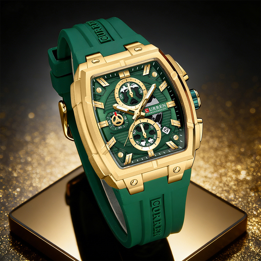 Jam Tangan Mewah Vintage CURRE - Luxury Watch Men ulasan dan harga