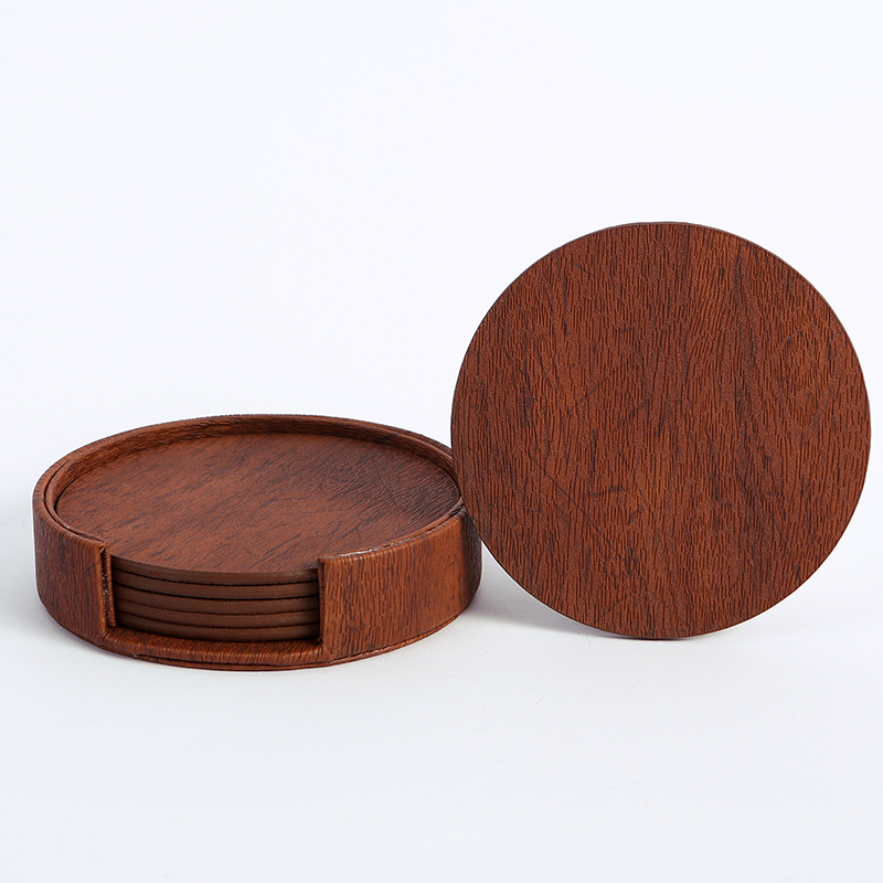 WOTOR 6 Buah/Lot Tatakan Gelas - Marble Coaster Set ulasan dan harga