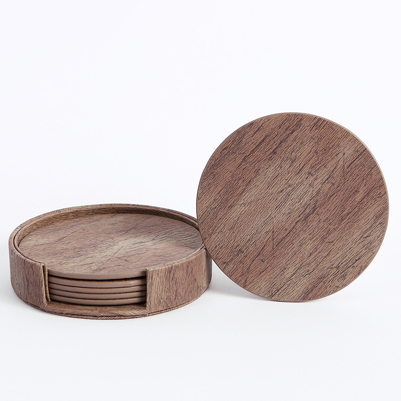 WOTOR 6 Buah/Lot Tatakan Gelas - Marble Coaster Set ulasan dan harga