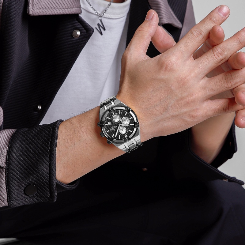 NAVIFORCE Jam Tangan Chronogra - Luxury Watch Men ulasan dan harga