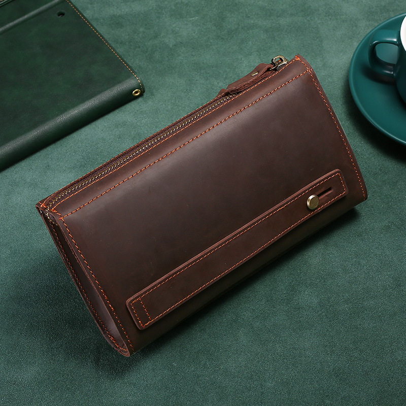 Dompet Pria Panjang Model Clut - Leather Wallet Men ulasan dan harga