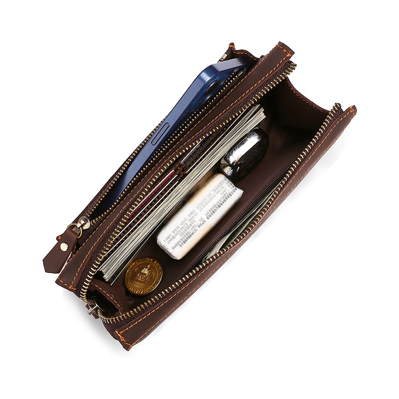 Dompet Pria Panjang Model Clut - Leather Wallet Men ulasan dan harga