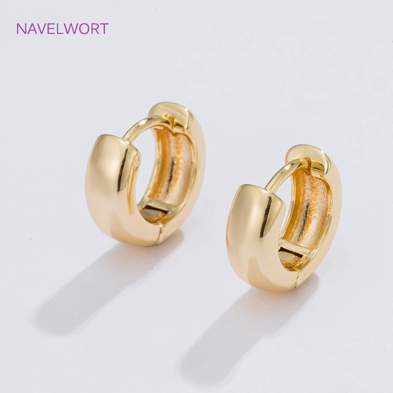 6 Ukuran Anting Lingkaran Berl - Gold Plated Jewelry ulasan dan harga