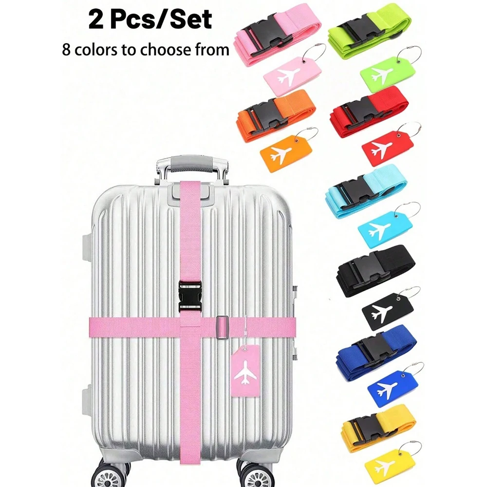 Set Tali Pengikat Koper dengan - Travel Luggage Set ulasan dan harga
