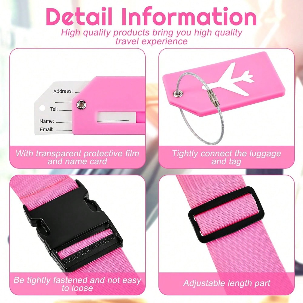 Set Tali Pengikat Koper dengan - Travel Luggage Set ulasan dan harga