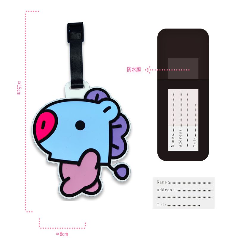 Gantungan kunci kartun BT21 lu - Travel Luggage Set ulasan dan harga