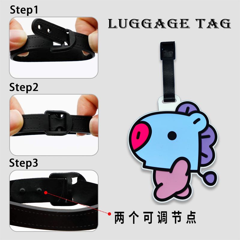 Gantungan kunci kartun BT21 lu - Travel Luggage Set ulasan dan harga