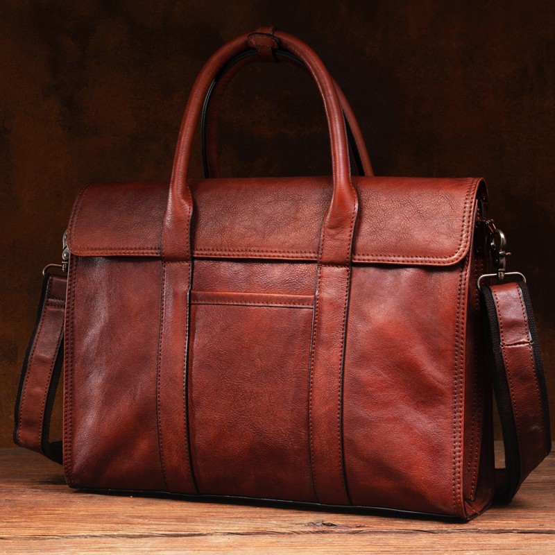 Tas Tangan Kulit Samak Nabati  - Leather Briefcase ulasan dan harga