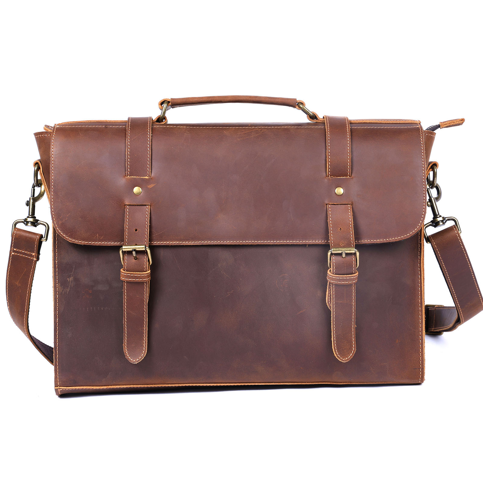 Tas tangan pria kulit asli mew - Leather Briefcase ulasan dan harga