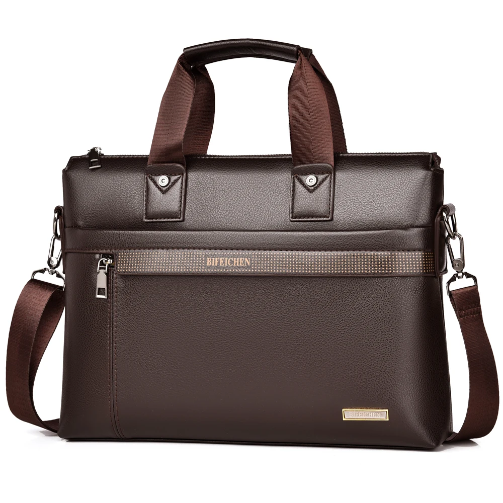 Tas Tangan Pria Merek Mewah Ba - Leather Briefcase ulasan dan harga