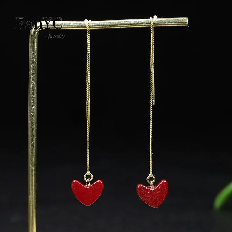 Kalung Anting hati cinta Cinna - Luxury Gift Set ulasan dan harga