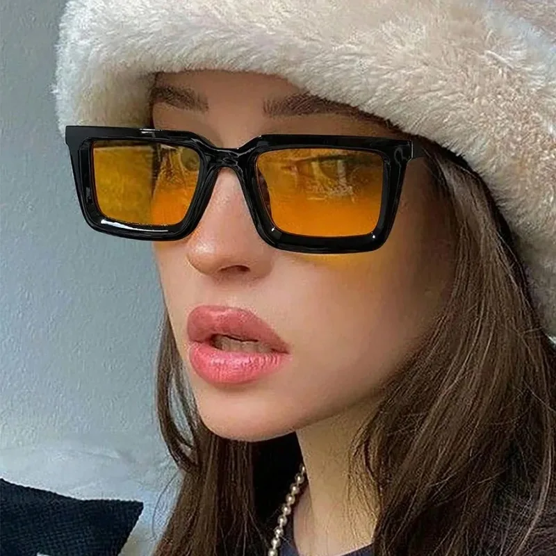 Kacamata Hitam Persegi Panjang - Designer Sunglasses ulasan dan harga