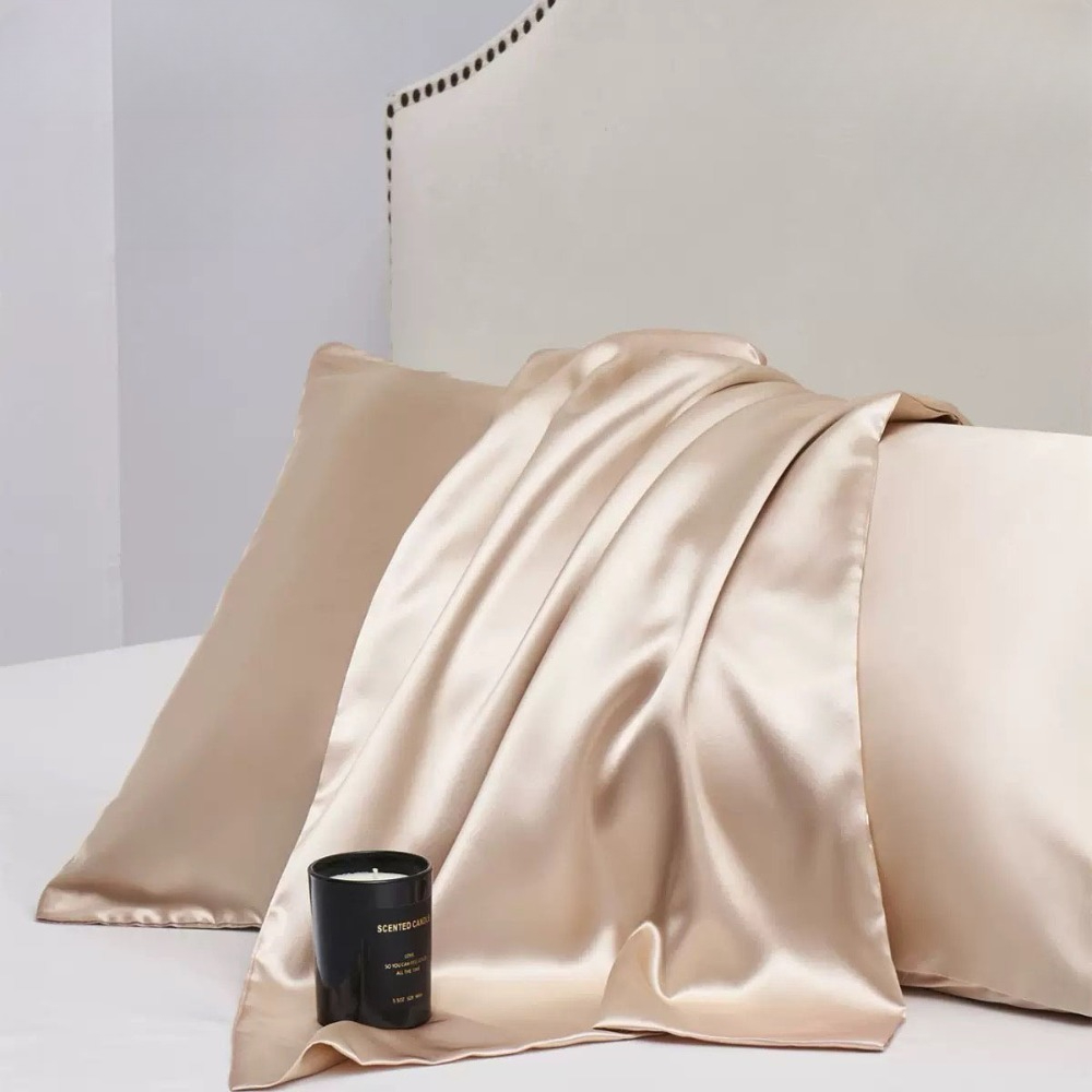 1 Buah Sarung Bantal Sutra Hal - Silk Pillowcase ulasan dan harga