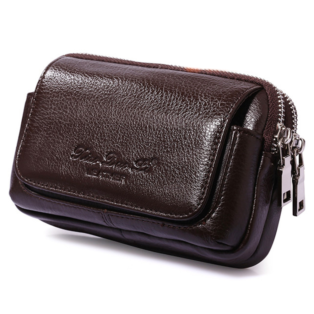 Tas sabuk pinggang kulit asli  - Leather Wallet Men ulasan dan harga