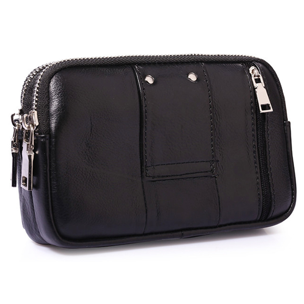 Tas sabuk pinggang kulit asli  - Leather Wallet Men ulasan dan harga