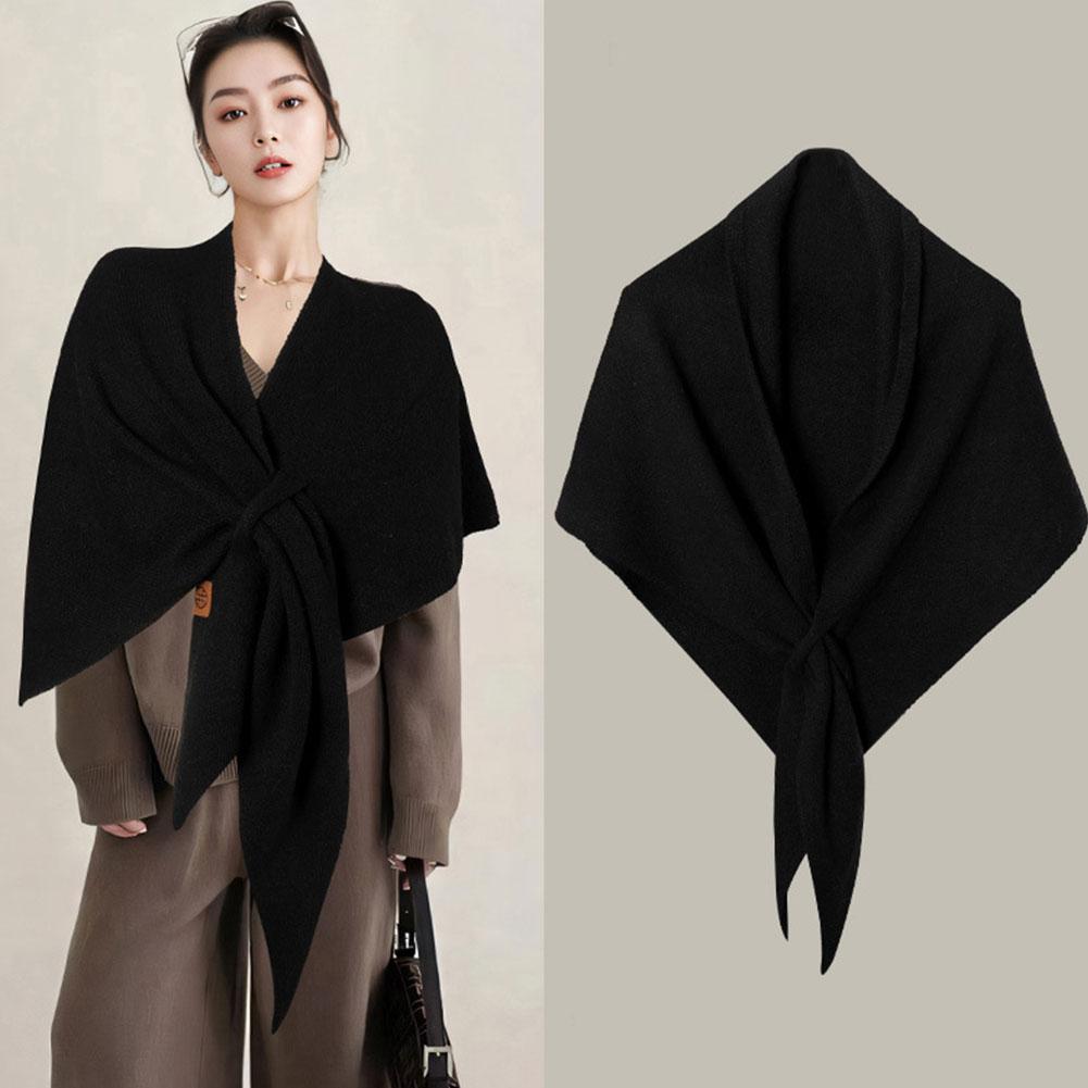 Selendang Segitiga Rajut Wol C - Cashmere Scarf ulasan dan harga