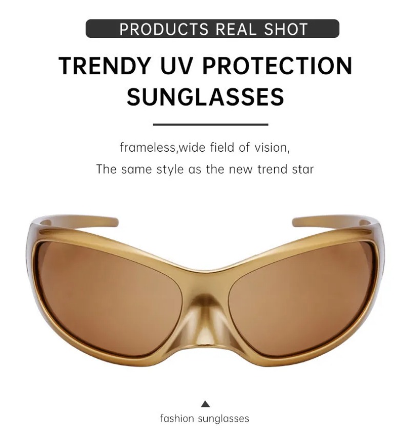 Kacamata Punk Y2K Baru Wanita  - Designer Sunglasses ulasan dan harga