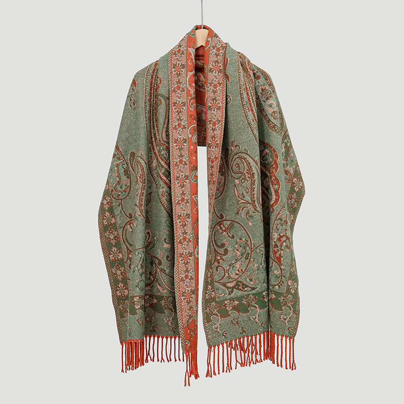 2024 Mode gaya etnik syal Jacq - Cashmere Scarf ulasan dan harga