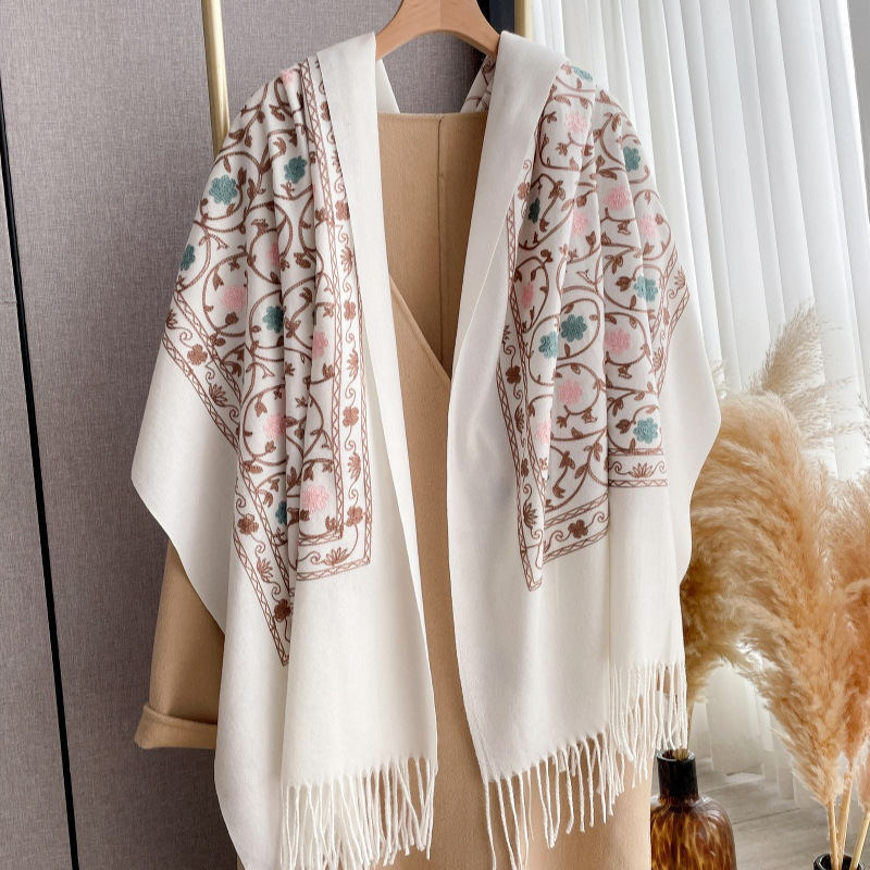 Selendang Kasmir Bordir Baru 2 - Cashmere Scarf ulasan dan harga