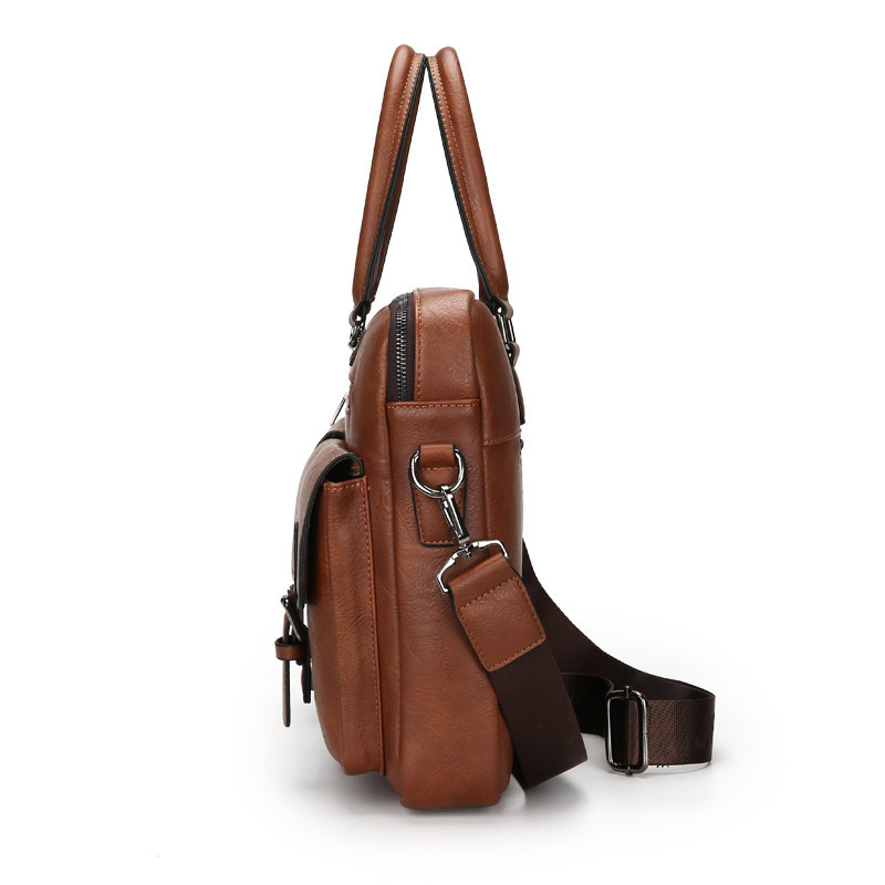 CFUN YA Tas Tangan Pria Baru 1 - Leather Briefcase ulasan dan harga