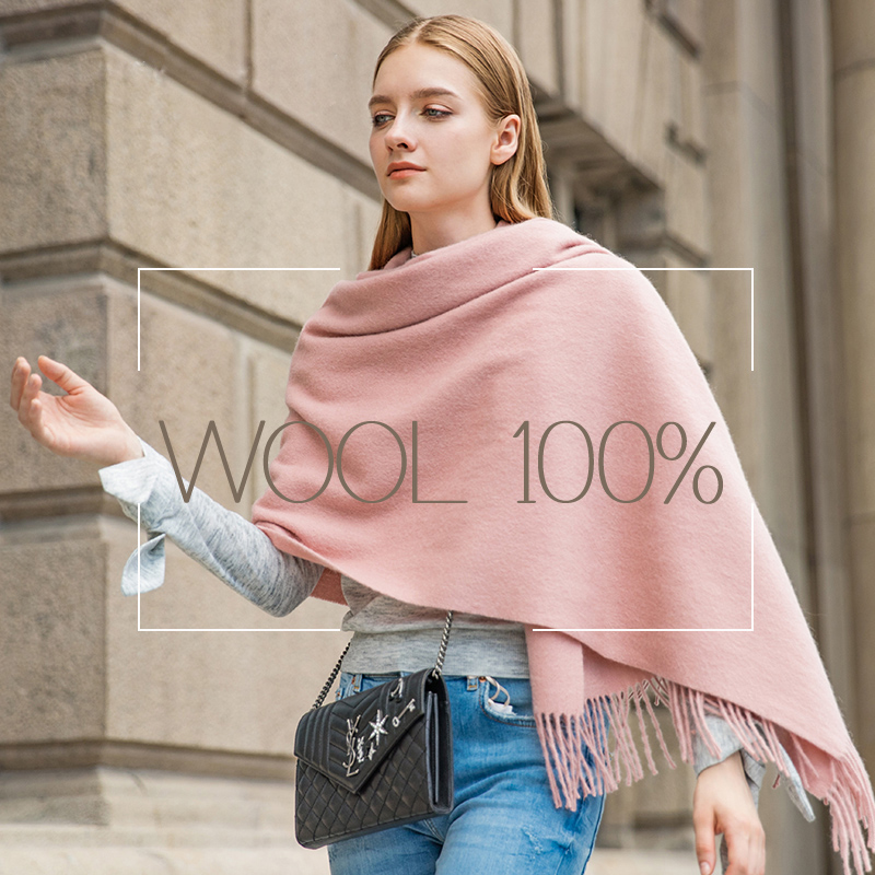 Musim Dingin Wol Syal Wanita S - Cashmere Scarf ulasan dan harga